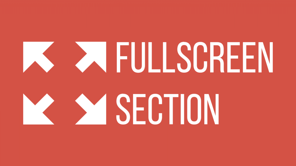 Dicas de CSS - Fullscreen Section